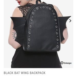 BLACK BAT WING BACKPACK